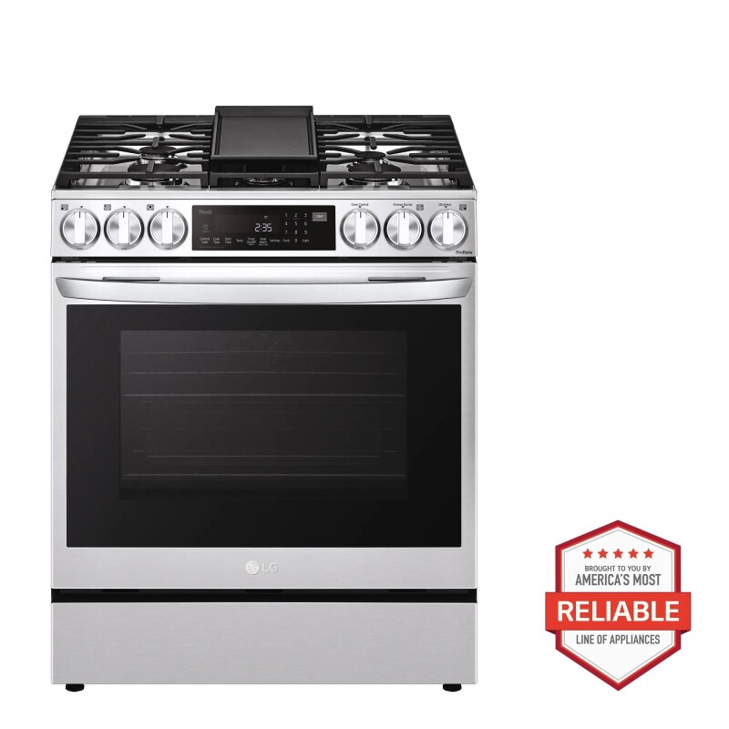 6.3 cu ft. Smart wi-fi Enabled ProBake Convection® InstaView® Gas Slide-In Range with Air Fry LSGL6335F