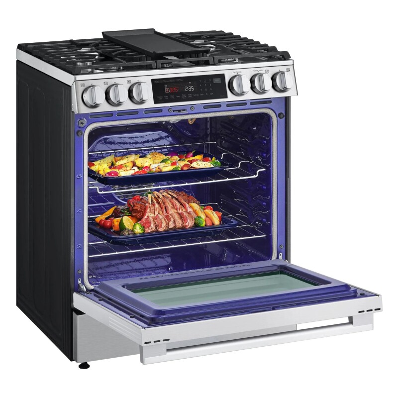 6.3 Cu Ft. Smart Gas Slide-in Range Probake Convection® Instaview®, And Air Fry LSGL6335X