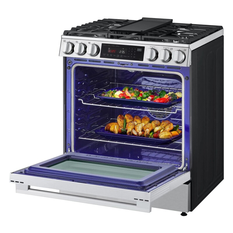 6.3 Cu Ft. Smart Gas Slide-in Range Probake Convection® Instaview®, And Air Fry LSGL6335X