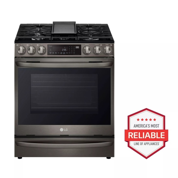 6.3 cu ft. Smart Wi-Fi Enabled ProBake Convection® InstaView™ Gas Slide-in Range with Air Fry LSGL6337D