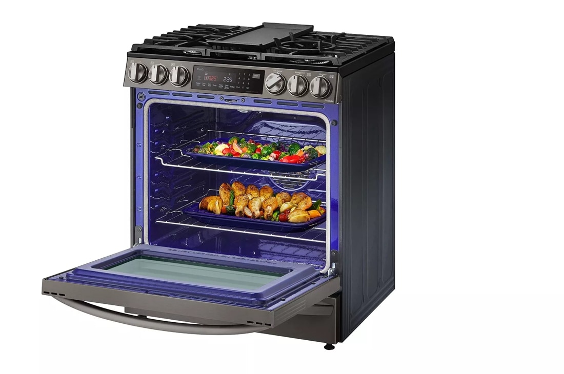 6.3 cu ft. Smart Wi-Fi Enabled ProBake Convection® InstaView™ Gas Slide-in Range with Air Fry LSGL6337D