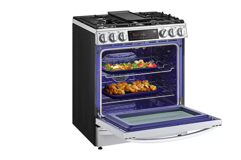 6.3 Cu. Ft. Smart Gas Slide-in Range With Instaview® Probake Convection®, Air Fry, And Air Sous Vide LSGL6337F