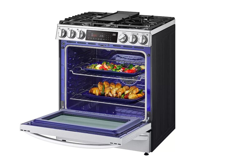 6.3 Cu. Ft. Smart Gas Slide-in Range With Instaview® Probake Convection®, Air Fry, And Air Sous Vide LSGL6337F
