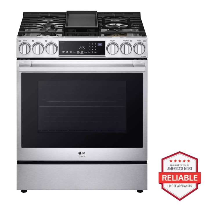 6.3 cu. ft. InstaView® Gas Slide-in Range with ProBake Convection® and Air Fry LSGS6338F
