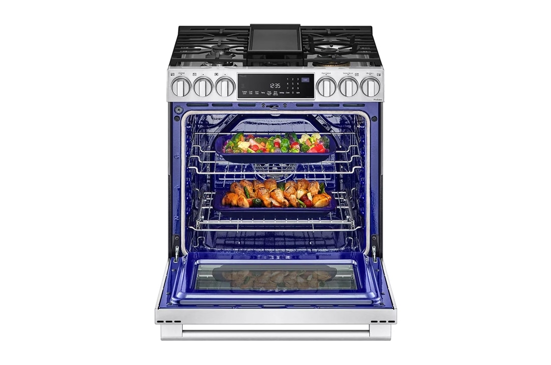 6.3 cu. ft. InstaView® Gas Slide-in Range with ProBake Convection® and Air Fry LSGS6338F