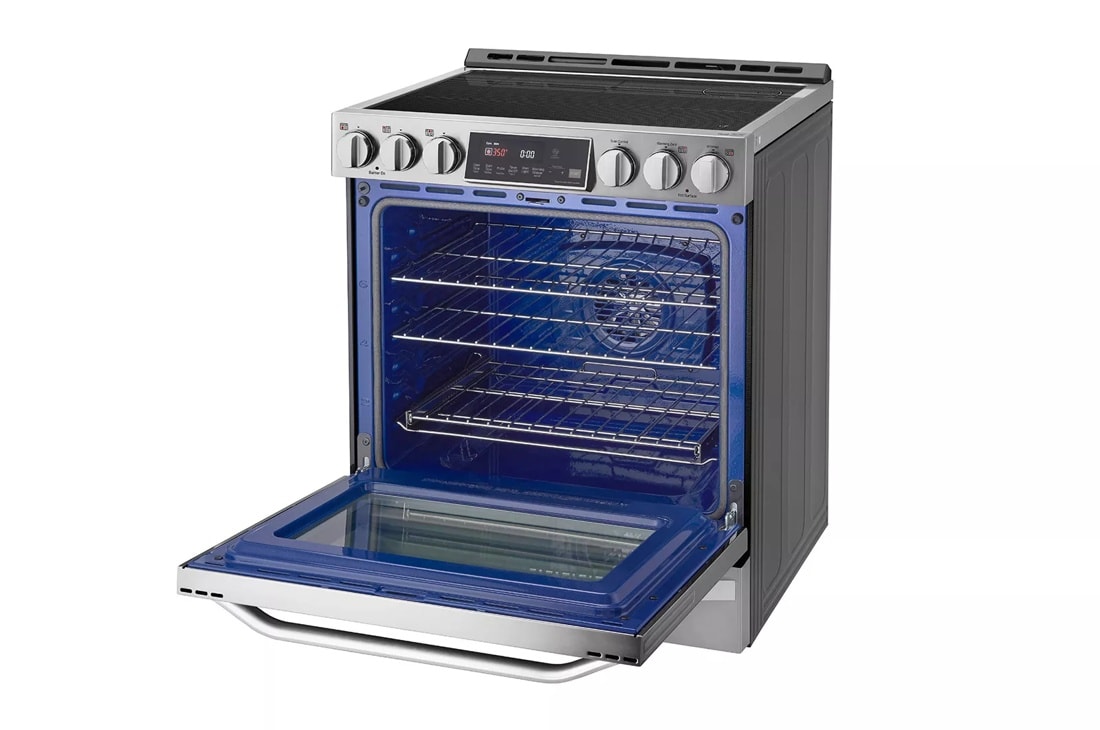 LG STUDIO 6.3 cu. ft. Induction Slide-in Range with ProBake Convection® and EasyClean® LSIS3018SS