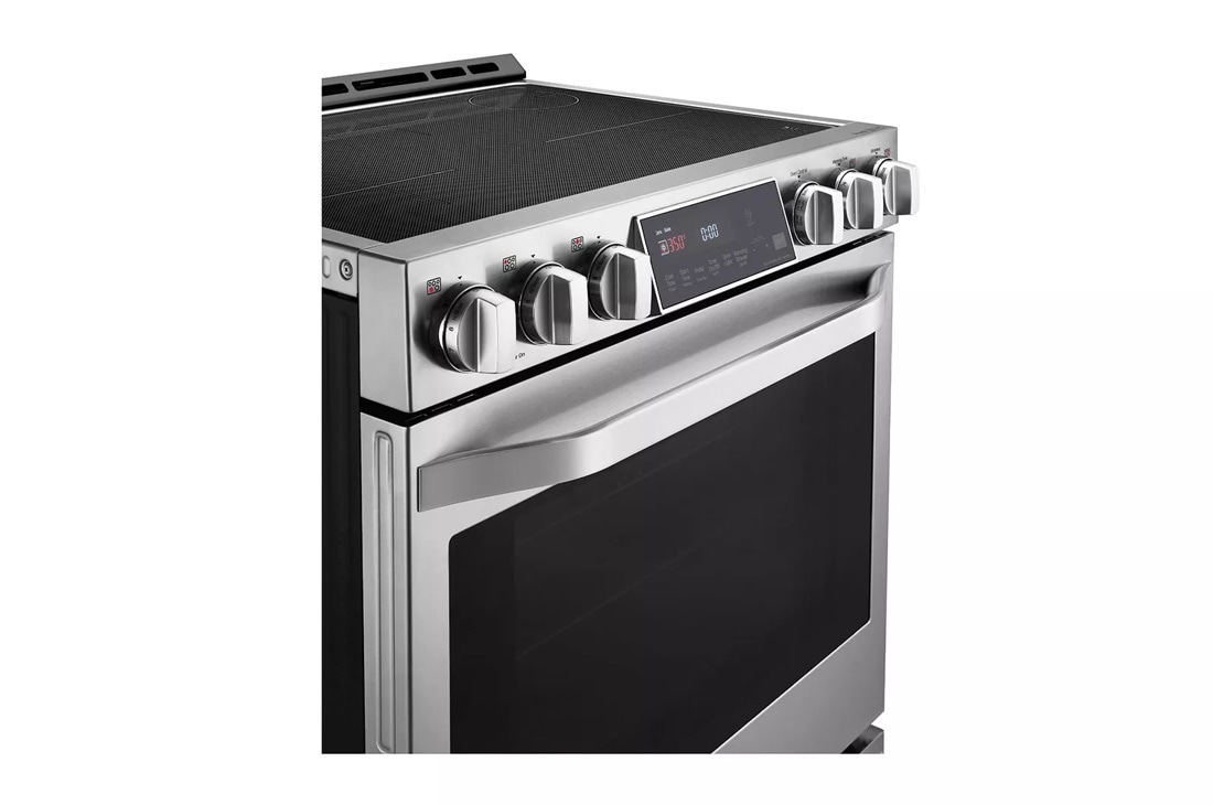 LG STUDIO 6.3 cu. ft. Induction Slide-in Range with ProBake Convection® and EasyClean® LSIS3018SS