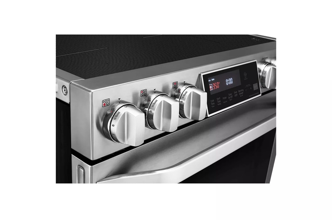 LG STUDIO 6.3 cu. ft. Induction Slide-in Range with ProBake Convection® and EasyClean® LSIS3018SS