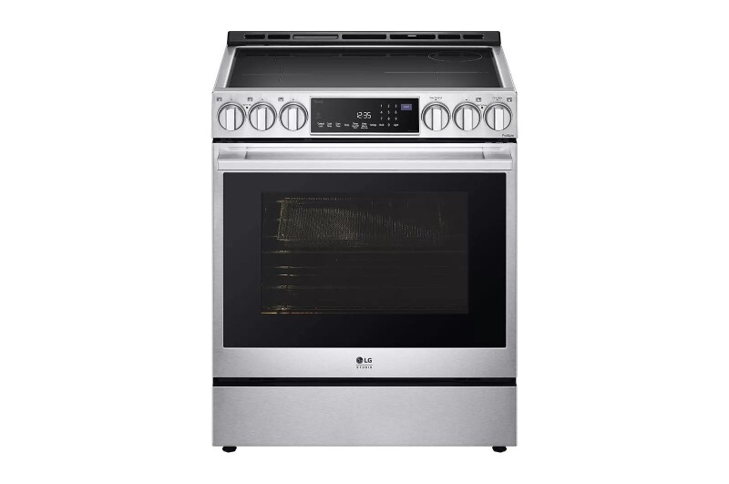LG STUDIO 6.3 cu. ft. InstaView® Induction Slide-in Range with Air Fry and Air Sous Vide LSIS6338F