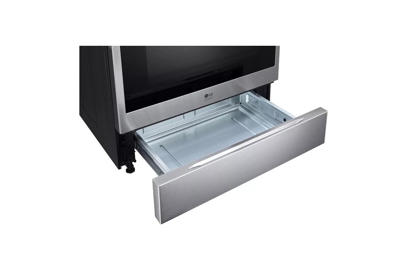LG STUDIO 6.3 cu. ft. InstaView® Induction Slide-in Range with Air Fry and Air Sous Vide LSIS6338F