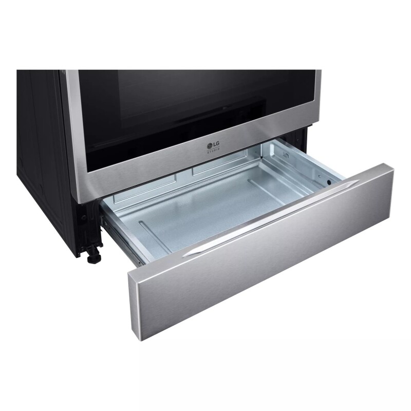 LG STUDIO 6.3 cu. ft. InstaView® Induction Slide-in Range with Air Fry and Air Sous Vide LSIS6338F