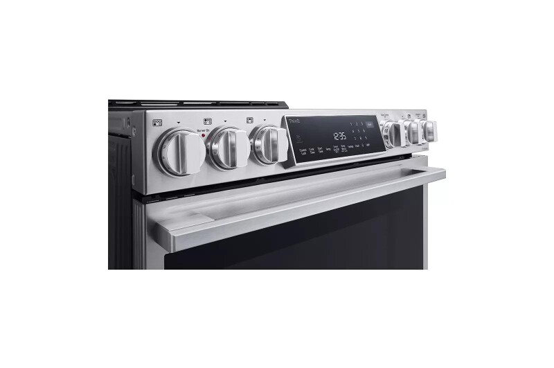 LG STUDIO 6.3 cu. ft. InstaView® Induction Slide-in Range with Air Fry and Air Sous Vide LSIS6338F