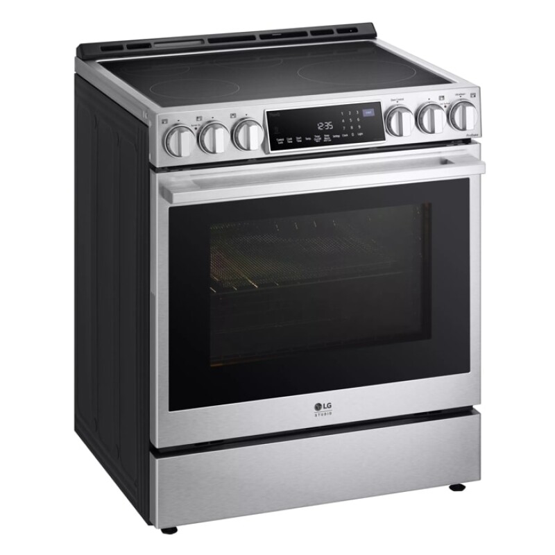 LG STUDIO 6.3 cu. ft. InstaView® Induction Slide-in Range with Air Fry and Air Sous Vide LSIS6338FE