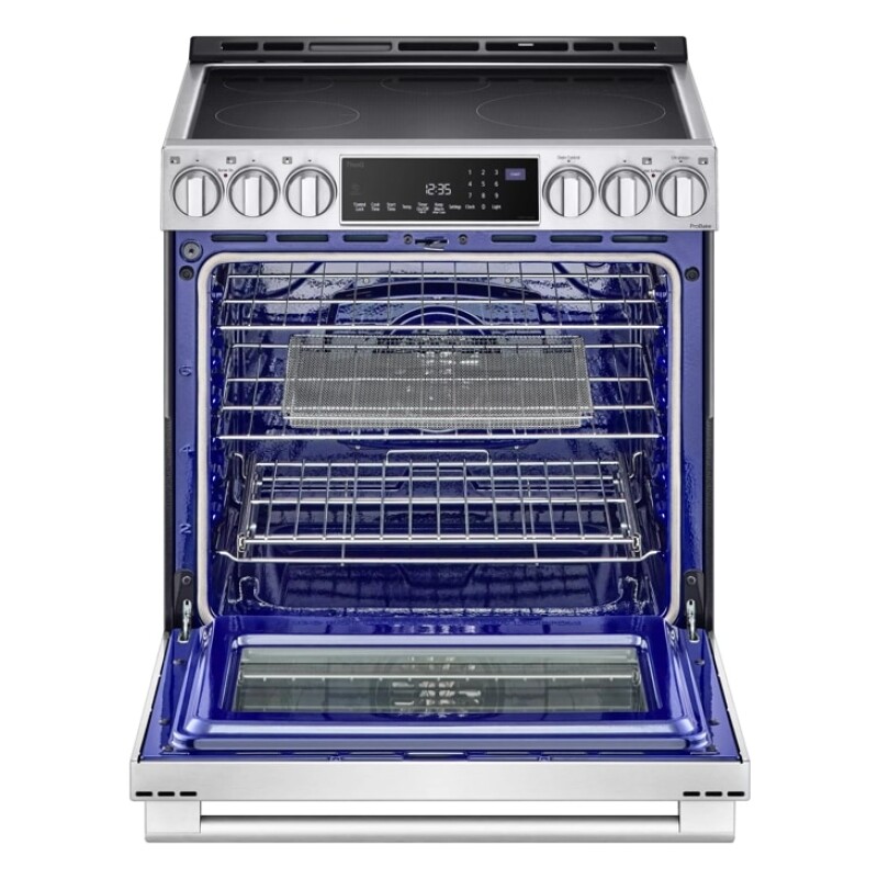 LG STUDIO 6.3 cu. ft. InstaView® Induction Slide-in Range with Air Fry and Air Sous Vide LSIS6338FE