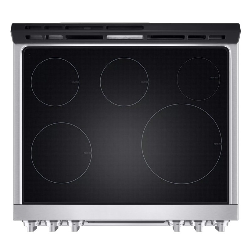 LG STUDIO 6.3 cu. ft. InstaView® Induction Slide-in Range with Air Fry and Air Sous Vide LSIS6338FE