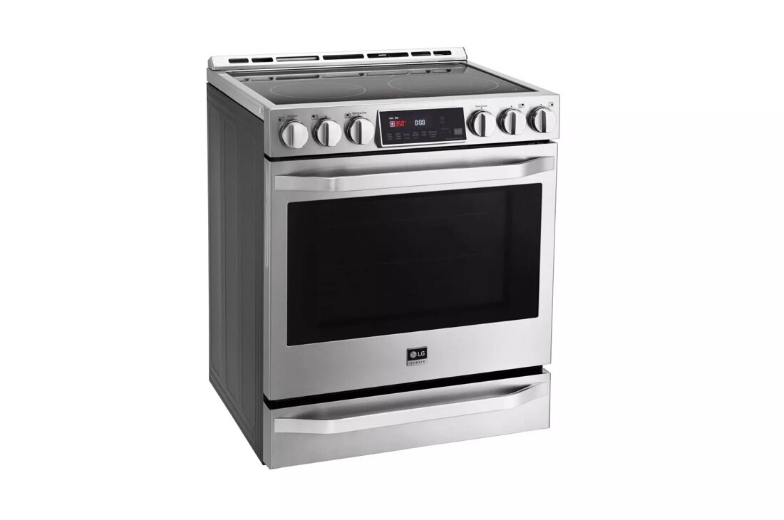 LG STUDIO 6.3 cu. ft. Electric Single Oven Slide-In-range with ProBake Convection® LSSE3027ST