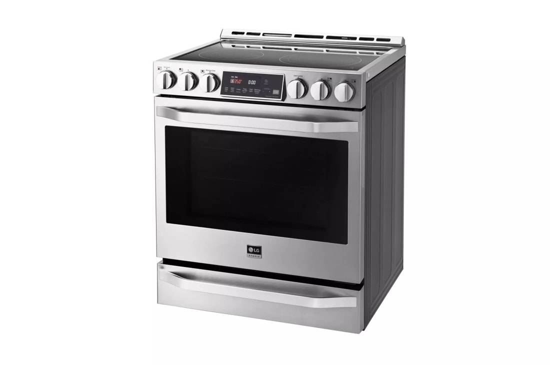LG STUDIO 6.3 cu. ft. Electric Single Oven Slide-In-range with ProBake Convection® LSSE3027ST