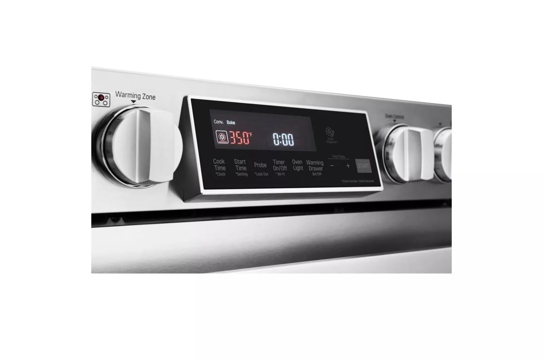 LG STUDIO 6.3 cu. ft. Electric Single Oven Slide-In-range with ProBake Convection® LSSE3027ST