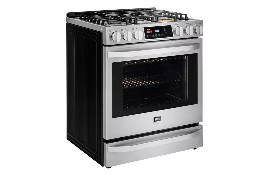 LG STUDIO 6.3 cu. ft. Smart wi-fi Enabled Gas Slide-in Range with ProBake Convection® LSSG3017ST