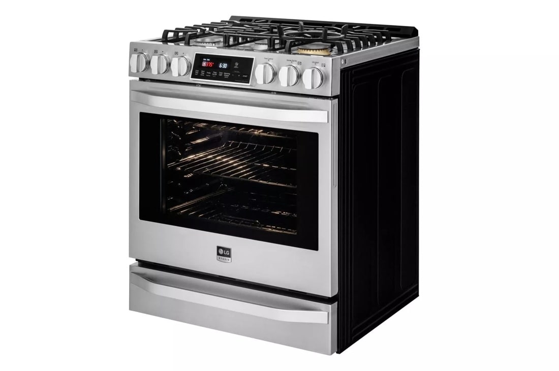 LG STUDIO 6.3 cu. ft. Smart wi-fi Enabled Gas Slide-in Range with ProBake Convection® LSSG3017ST