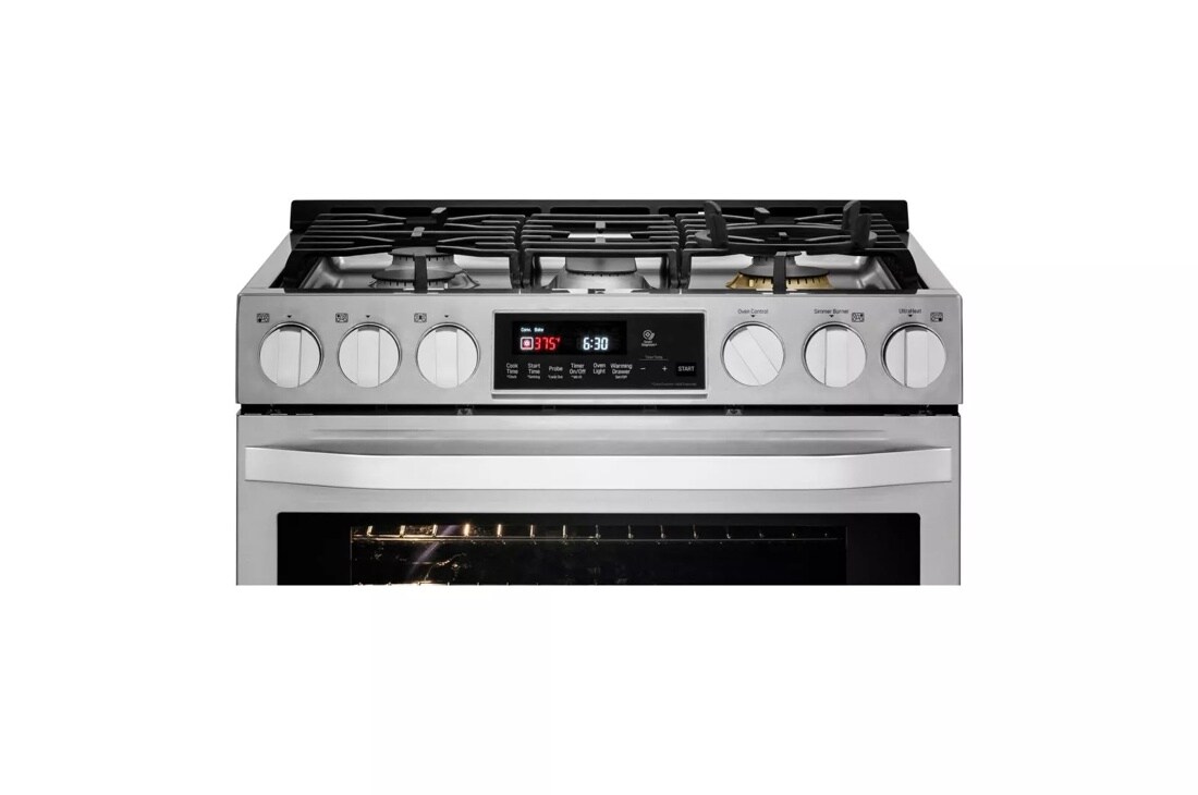 LG STUDIO 6.3 cu. ft. Smart wi-fi Enabled Gas Slide-in Range with ProBake Convection® LSSG3017ST