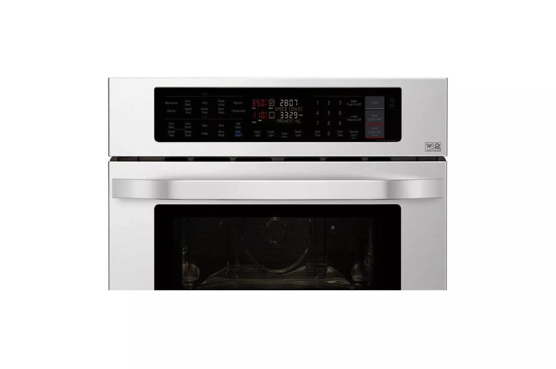 LG STUDIO 1.7/4.7 cu. ft. Smart wi-fi Enabled Combination Double Wall Oven LSWC307ST