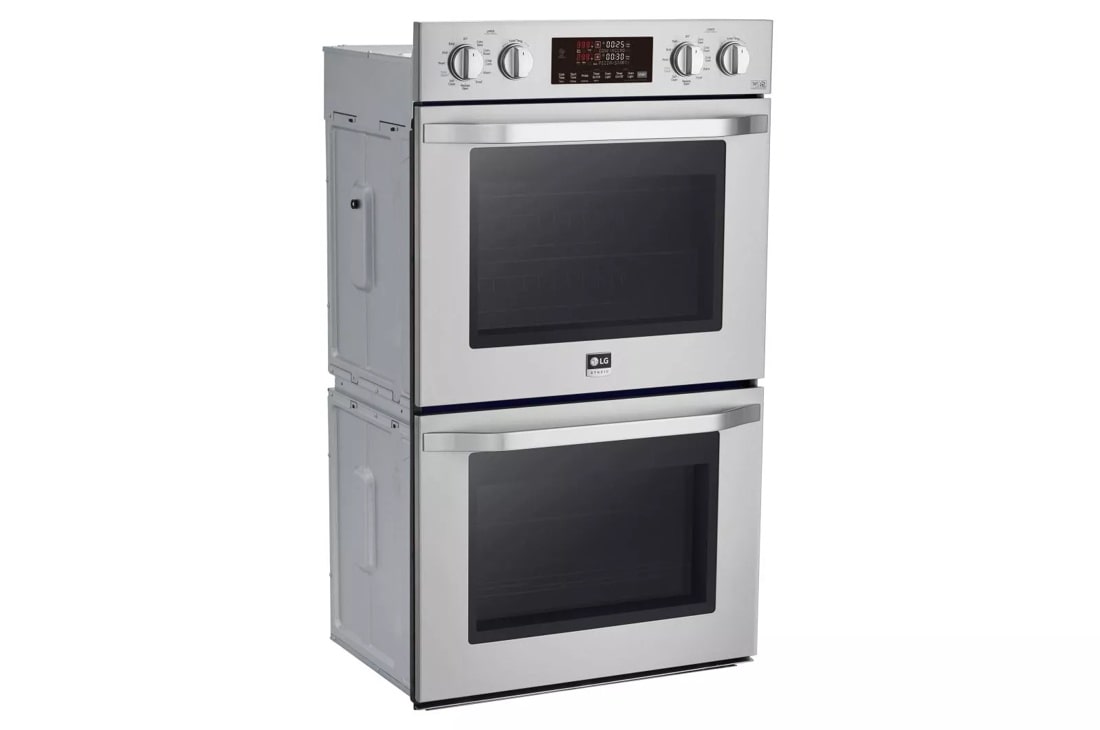 LG STUDIO 4.7 cu. ft. Smart wi-fi Enabled Double Built-In Wall Oven LSWD307ST
