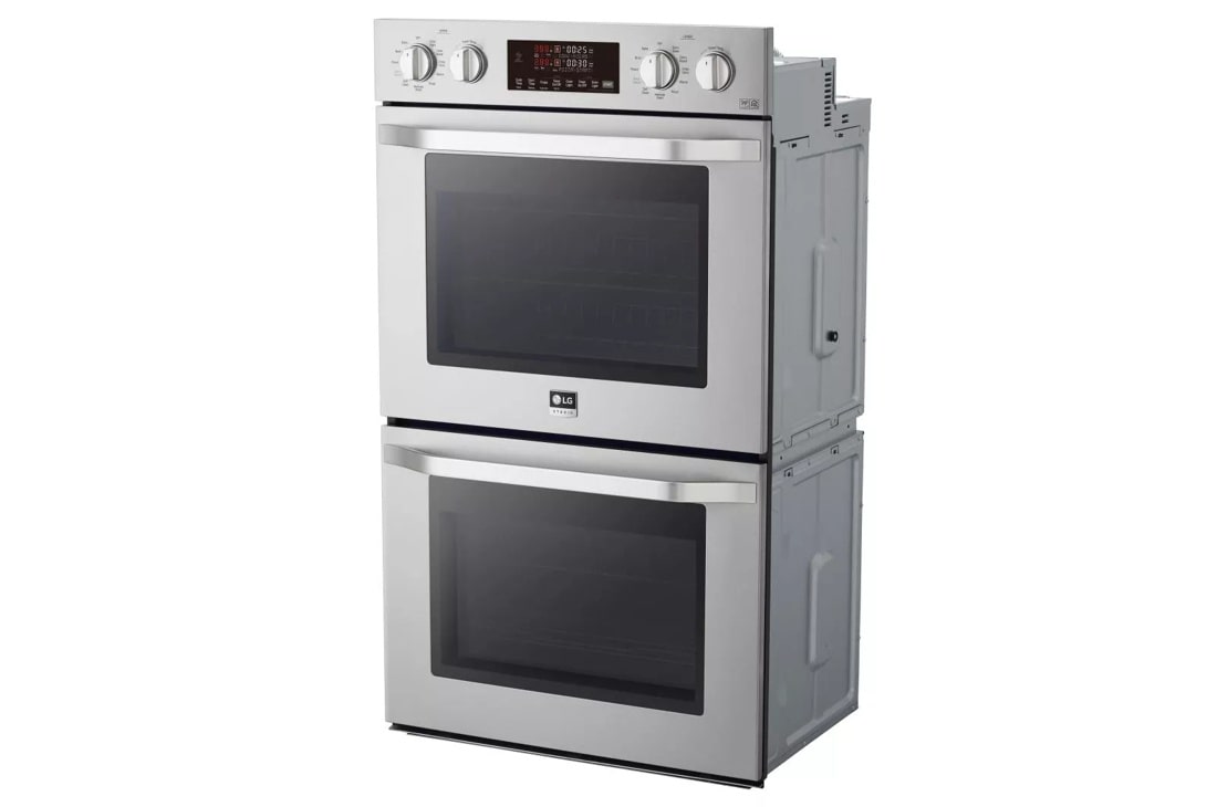LG STUDIO 4.7 cu. ft. Smart wi-fi Enabled Double Built-In Wall Oven LSWD307ST