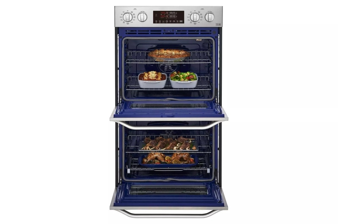 LG STUDIO 4.7 cu. ft. Smart wi-fi Enabled Double Built-In Wall Oven LSWD307ST
