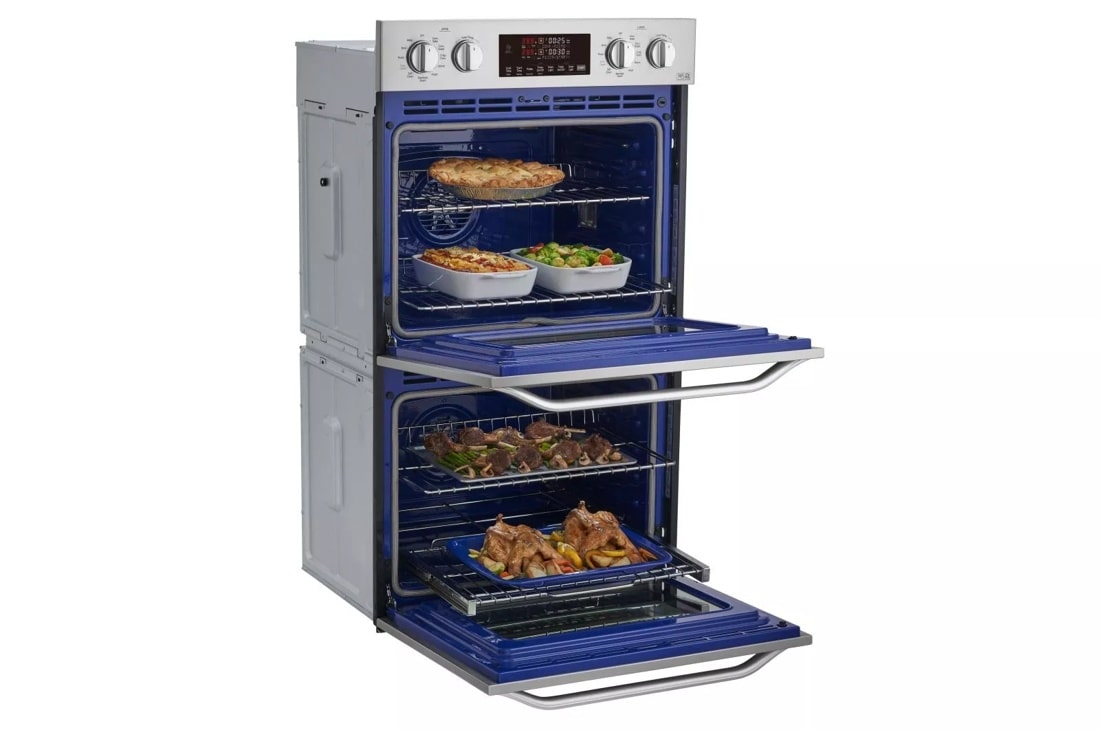 LG STUDIO 4.7 cu. ft. Smart wi-fi Enabled Double Built-In Wall Oven LSWD307ST