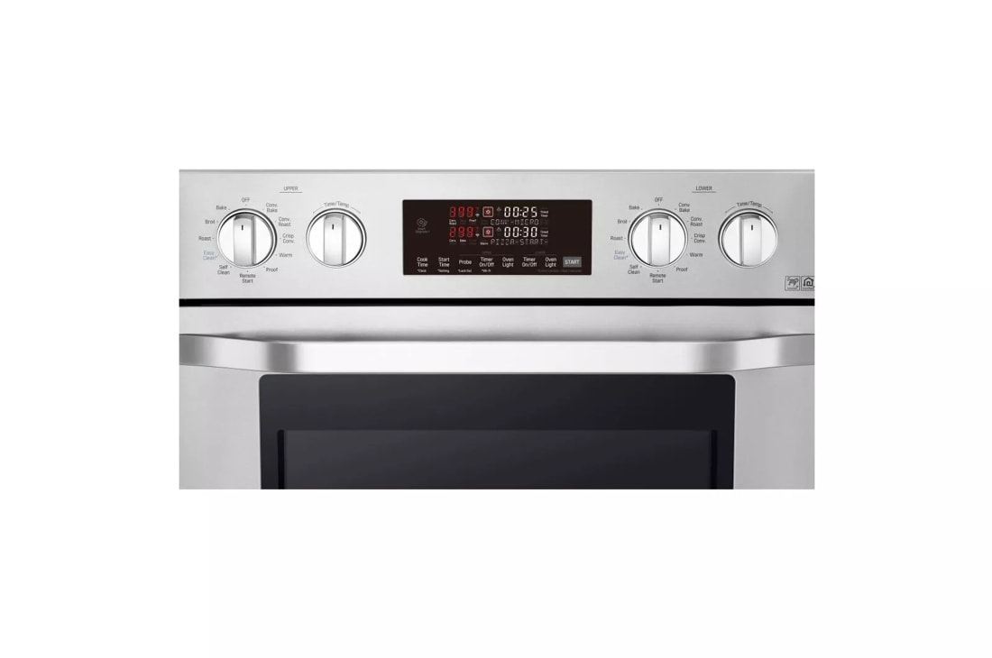 LG STUDIO 4.7 cu. ft. Smart wi-fi Enabled Double Built-In Wall Oven LSWD307ST