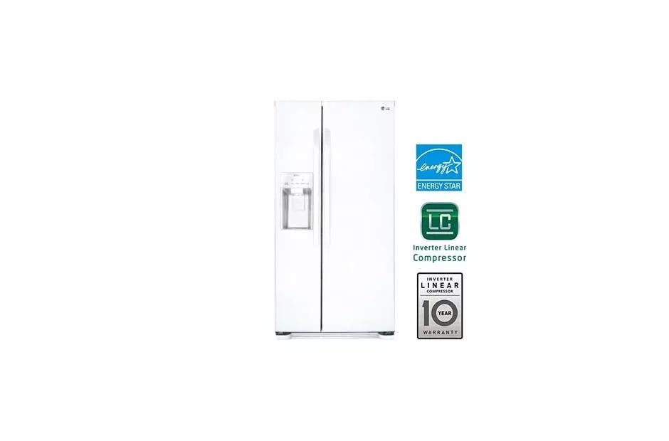 22 cu. ft. Side-by-Side Refrigerator LSXS22423W