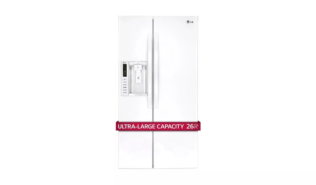 26 cu. ft. Side-By-Side Refrigerator LSXS26326W