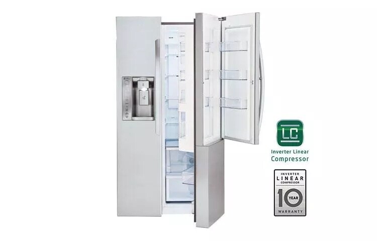26 cu.ft. Ultra Capacity Side-By-Side Refrigerator with Door-In-Door® LSXS26466S