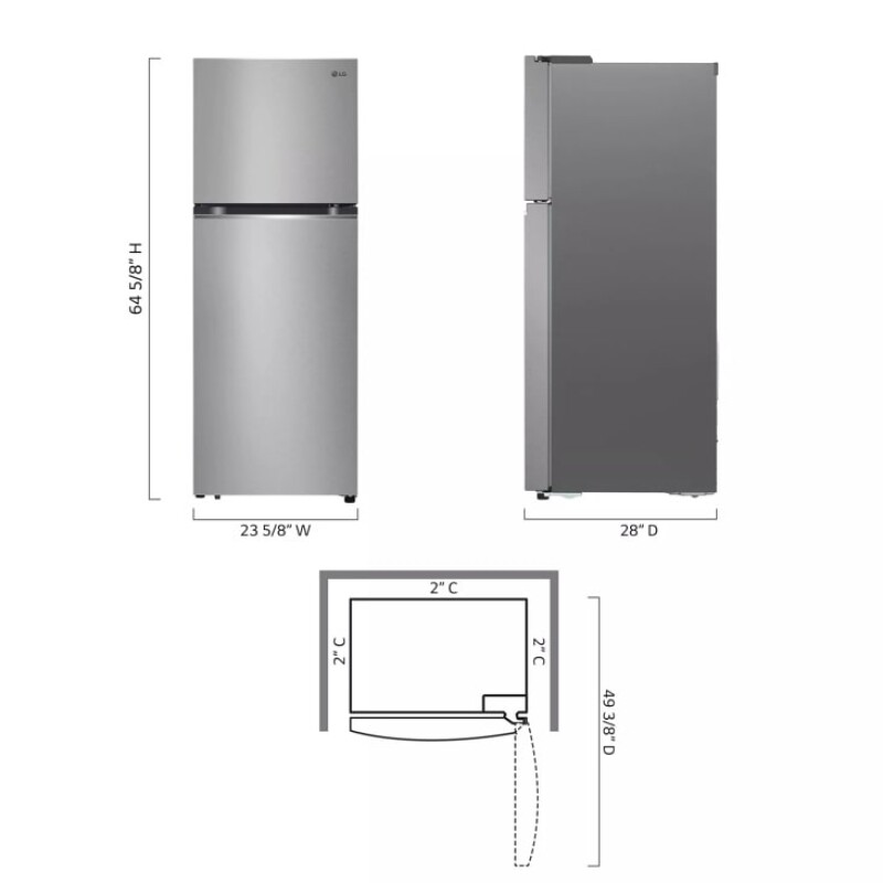 11 cu.ft. Top Mount Refrigerator LT11C2000V