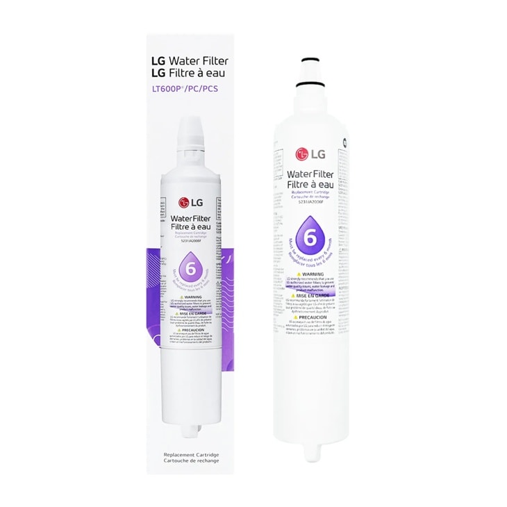 LG - 6 Month / 300 Gallon Capacity Replacement Refrigerator Water Filter (NSF42 and NSF53*) LT600P
