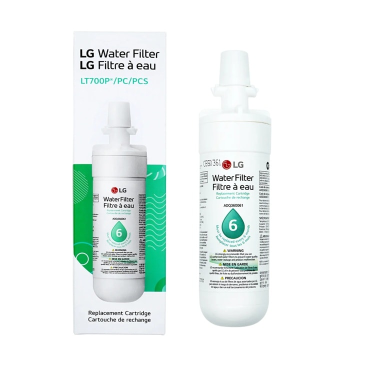 LG - 6 Month / 200 Gallon Capacity Replacement Refrigerator Water Filter (NSF42 and NSF53*) LT700P