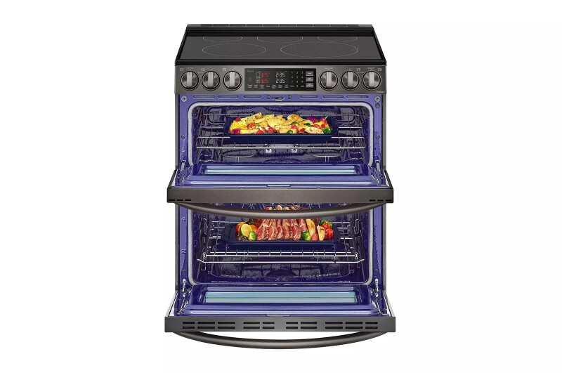 7.3 Cu. Ft. Smart Electric Double Oven Slide-in Range With Instaview®, Probake® Convection, Air Fry, And Air Sous Vide LTEL7337D