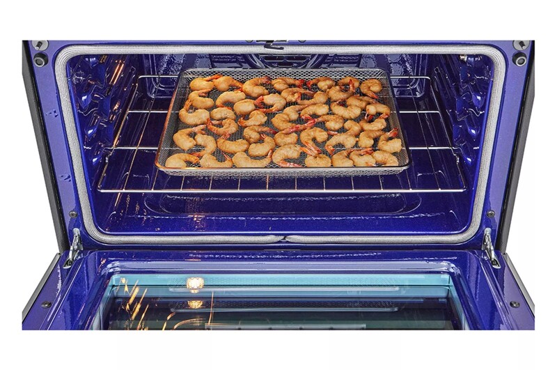 7.3 cu. ft. Smart Electric Double Oven Slide-in Range with InstaView®, ProBake® Convection, Air Fry, and Air Sous Vide LTEL7337F