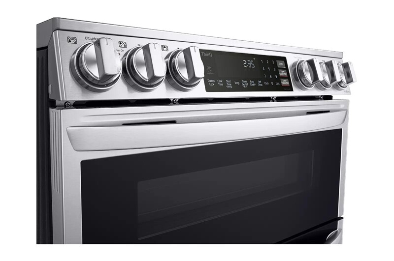 7.3 cu. ft. Smart Electric Double Oven Slide-in Range with InstaView®, ProBake® Convection, Air Fry, and Air Sous Vide LTEL7337F