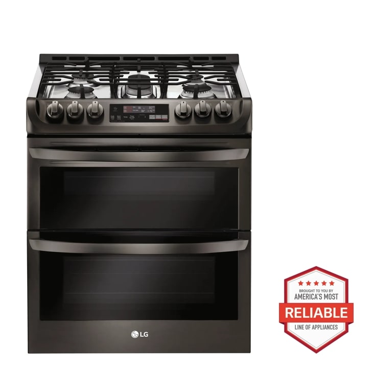 6.9 cu. ft. Smart wi-fi Enabled Gas Double Oven Slide-In Range with ProBake Convection® and EasyClean® LTG4715BD