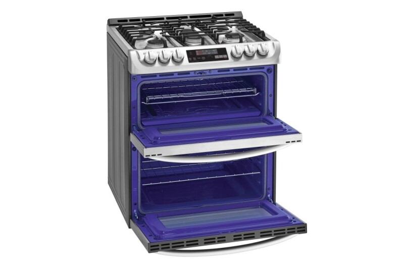6.9 cu. ft. Smart wi-fi Enabled Gas Double Oven Slide-In Range with ProBake Convection® and EasyClean® LTG4715ST