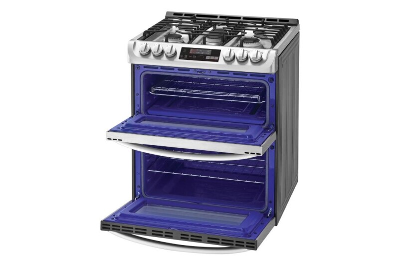 6.9 cu. ft. Smart wi-fi Enabled Gas Double Oven Slide-In Range with ProBake Convection® and EasyClean® LTG4715ST