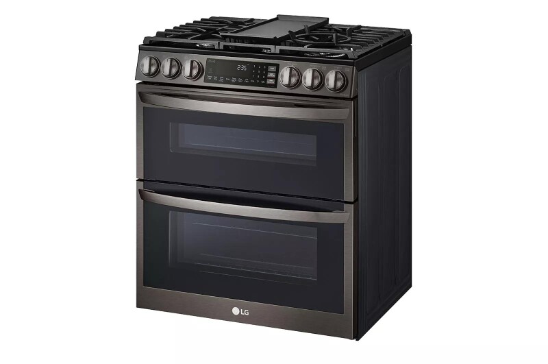 6.9 Cu. Ft. Smart Gas Double Oven Slide-in Range With Instaview®, Probake® Convection, Air Fry, And Air Sous Vide LTGL6937D