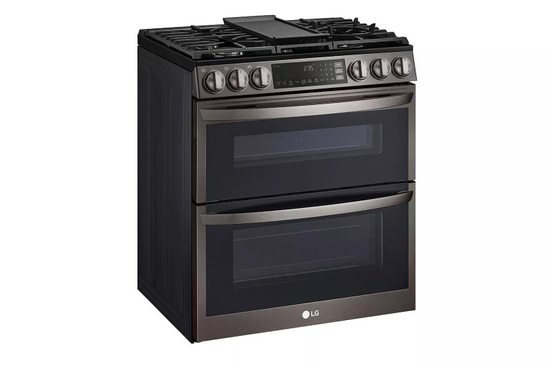 6.9 Cu. Ft. Smart Gas Double Oven Slide-in Range With Instaview®, Probake® Convection, Air Fry, And Air Sous Vide LTGL6937D