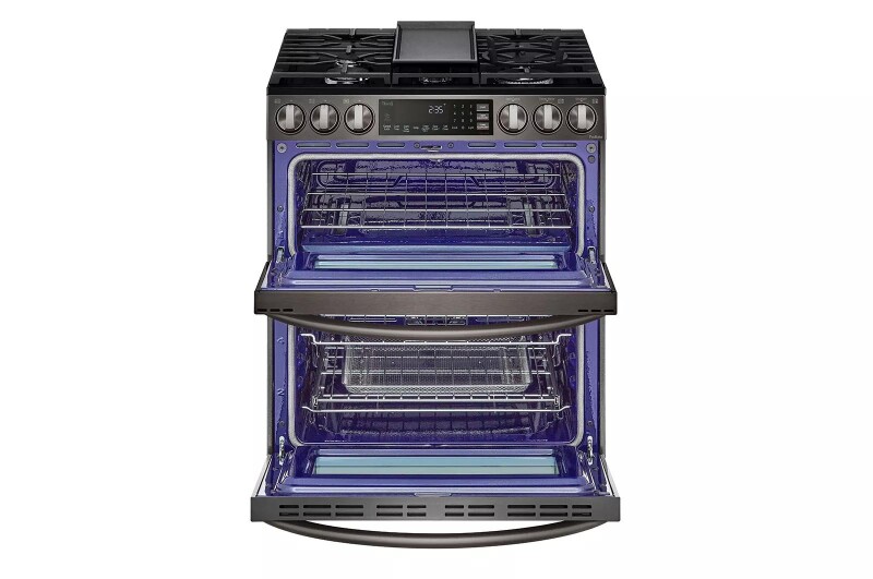 6.9 Cu. Ft. Smart Gas Double Oven Slide-in Range With Instaview®, Probake® Convection, Air Fry, And Air Sous Vide LTGL6937D