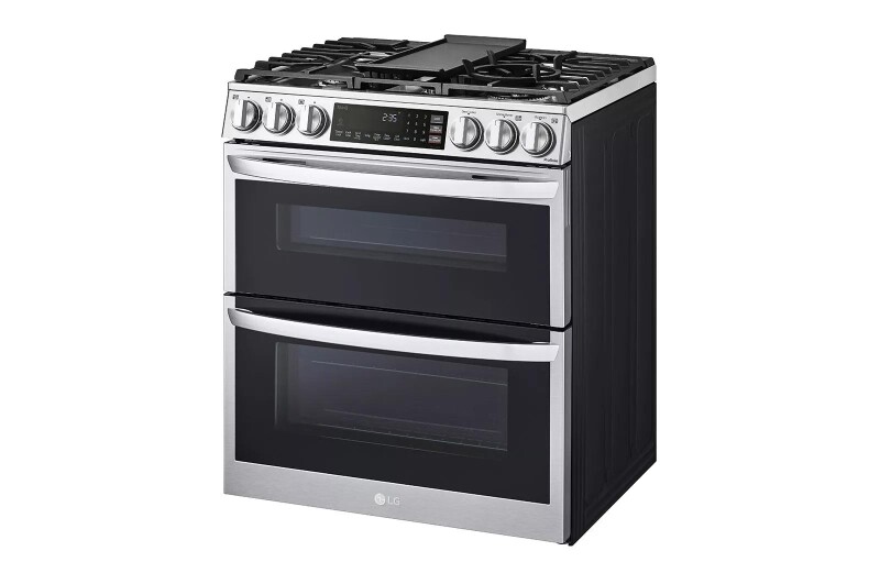 6.9 cu. ft. Smart Gas Double Oven Slide-in Range with InstaView®, ProBake® Convection, Air Fry, and Air Sous Vide LTGL6937F