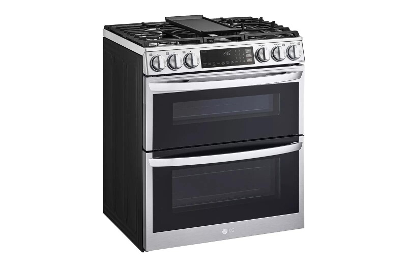 6.9 cu. ft. Smart Gas Double Oven Slide-in Range with InstaView®, ProBake® Convection, Air Fry, and Air Sous Vide LTGL6937F