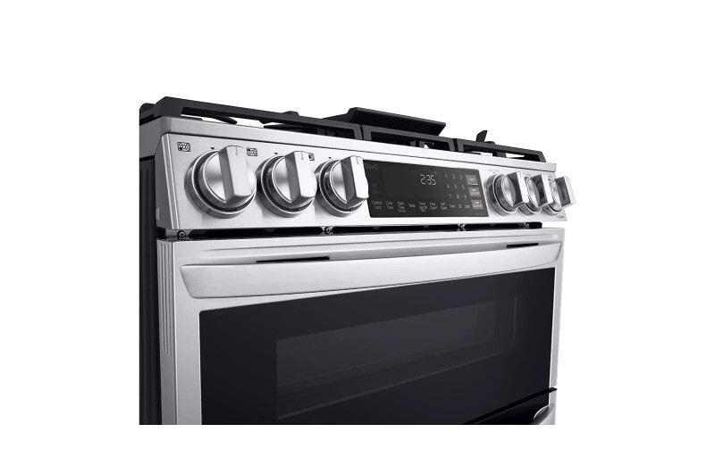6.9 cu. ft. Smart Gas Double Oven Slide-in Range with InstaView®, ProBake® Convection, Air Fry, and Air Sous Vide LTGL6937F
