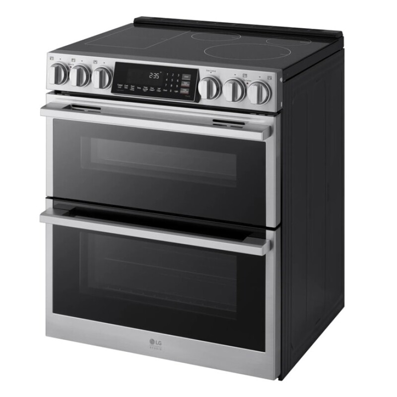 LG STUDIO 7.3 cu. ft. Double Oven Induction Slide-in Range with Probake® Convection and Air Fry LTIS7338XE